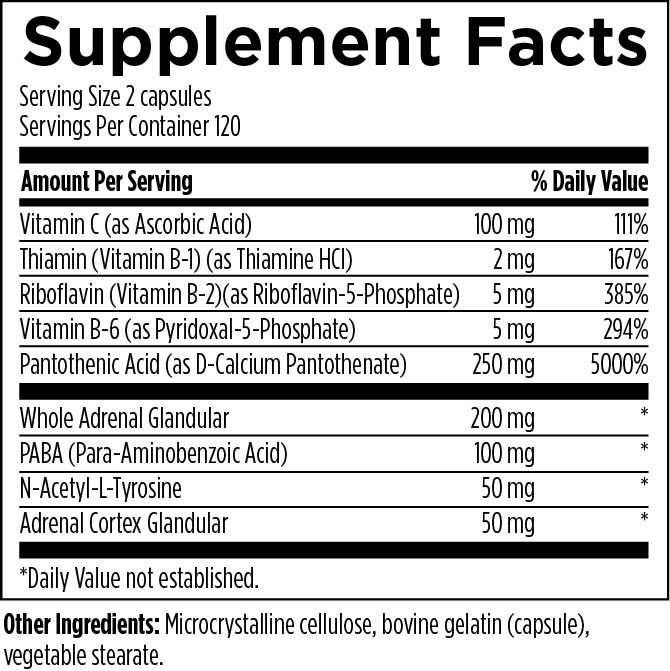 Adrenal Complex 240 caps - Image 2