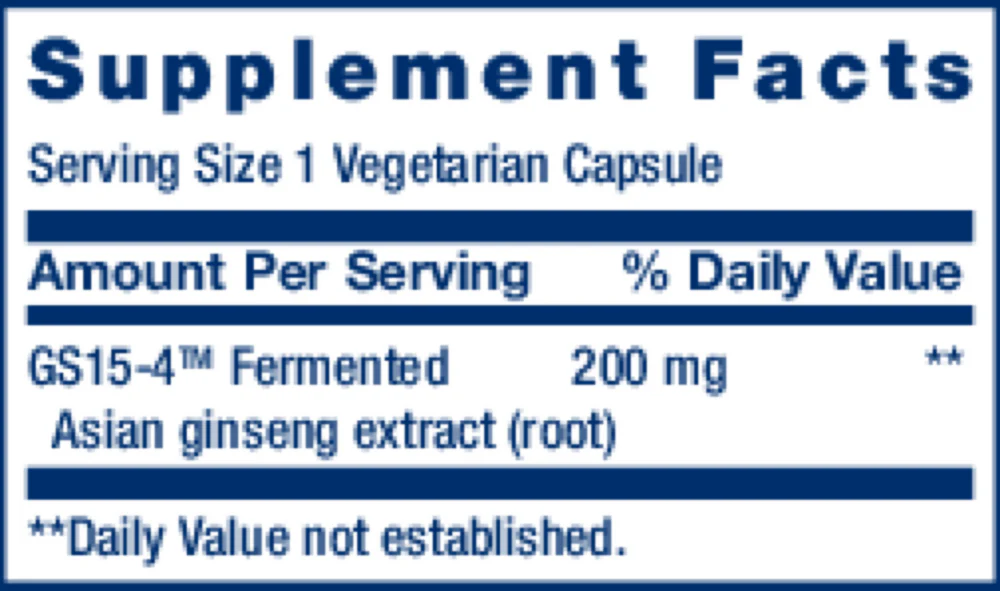 Ginseng Energy Boost 30 vegcaps - Image 2