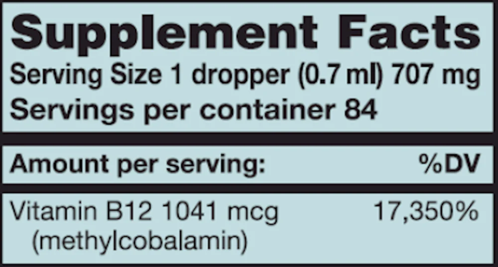 B-12 Liquid 2 oz - Image 2