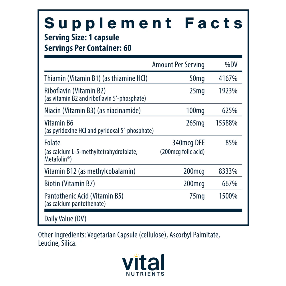 B6 + B Complex 60 vegcaps - Image 2