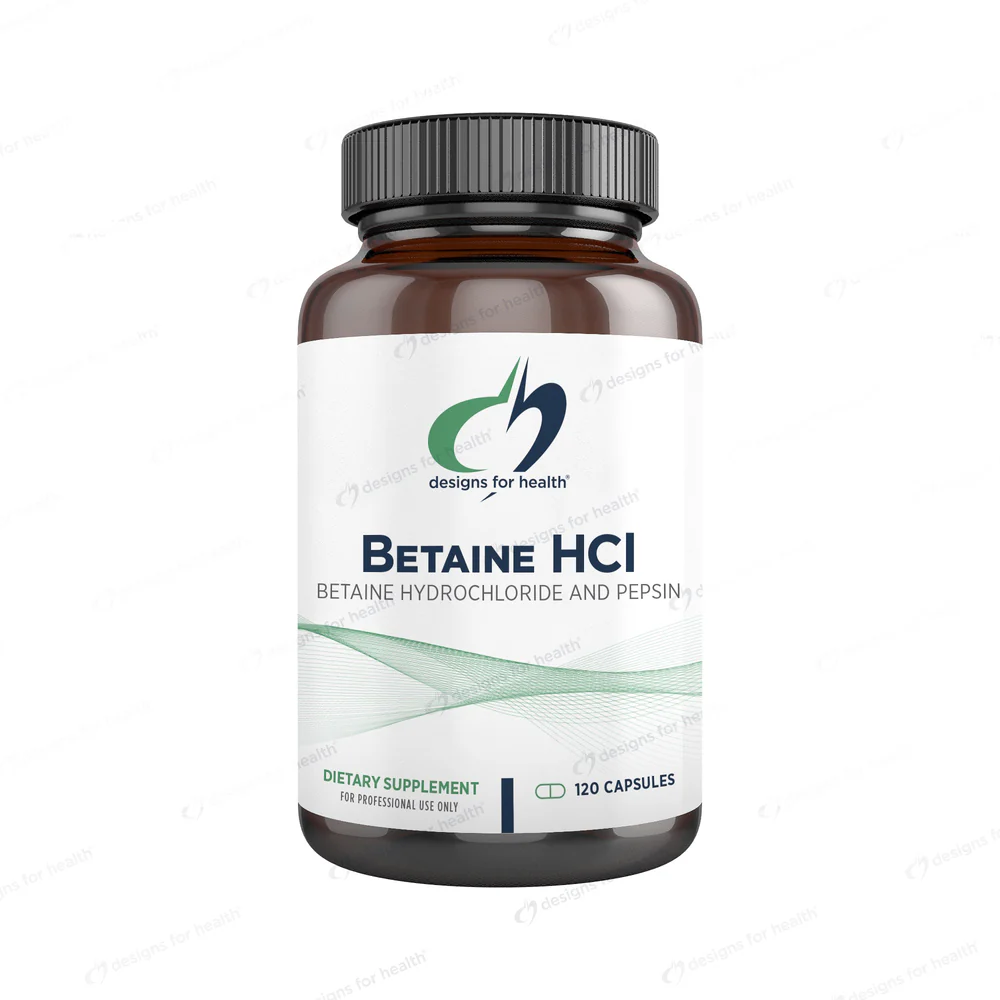 Betaine HCL(with pepsin) 750mg 120 caps