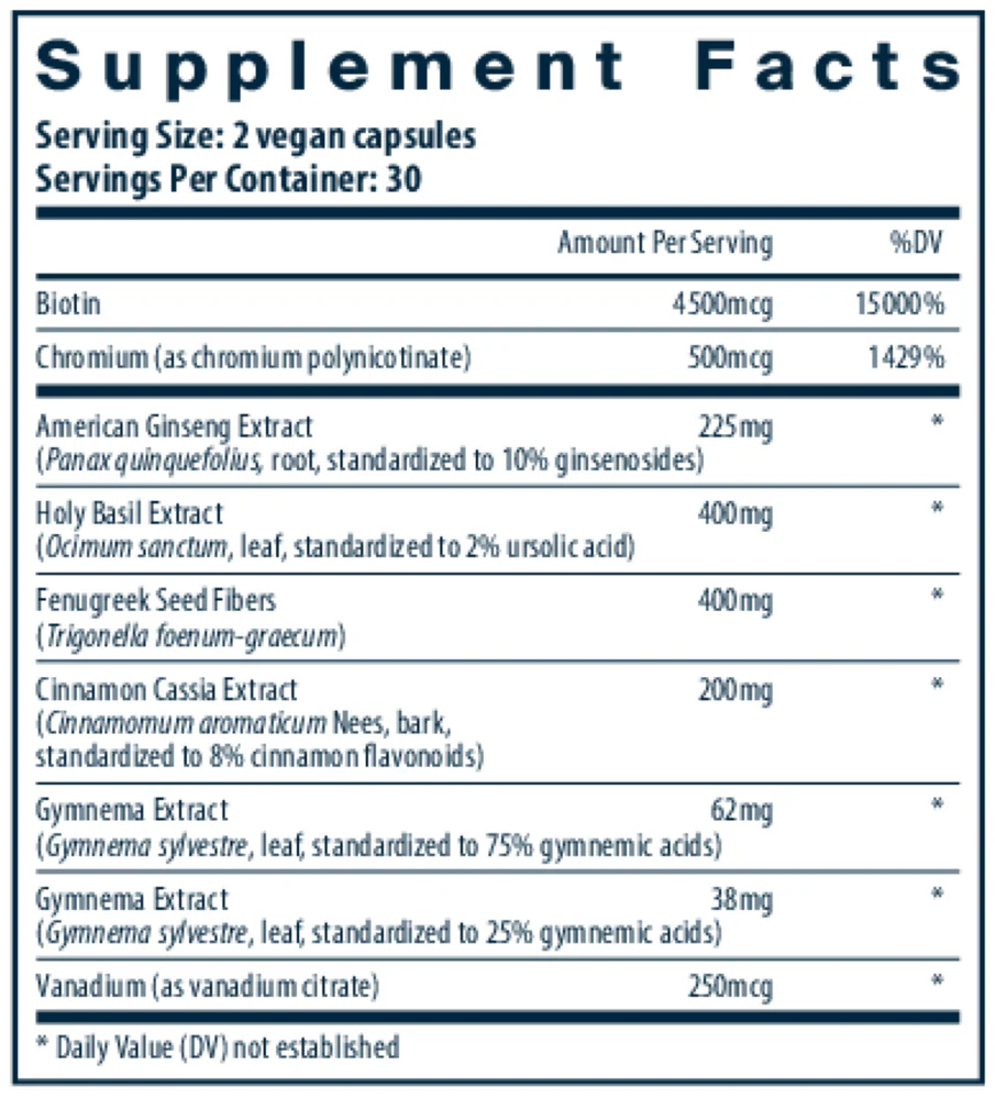 Blood Sugar Support 120 vcaps - Image 2