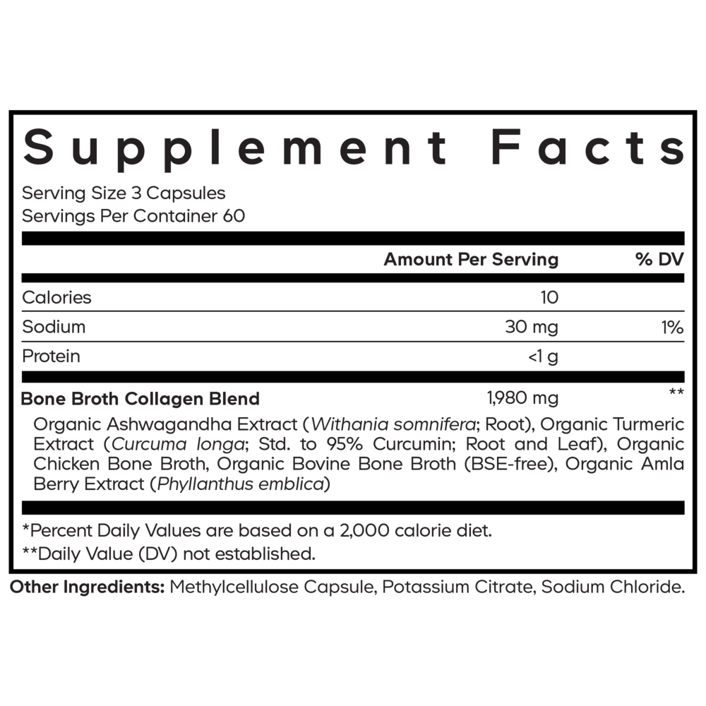 Bone Broth Collagen 180 caps - Image 2