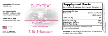 Butyrex 600 mg 250 caps