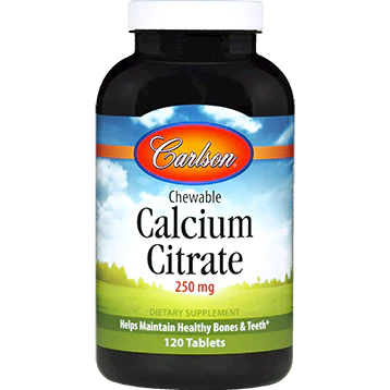 Chewable Calcium Citrate 250 mg 120 tabs