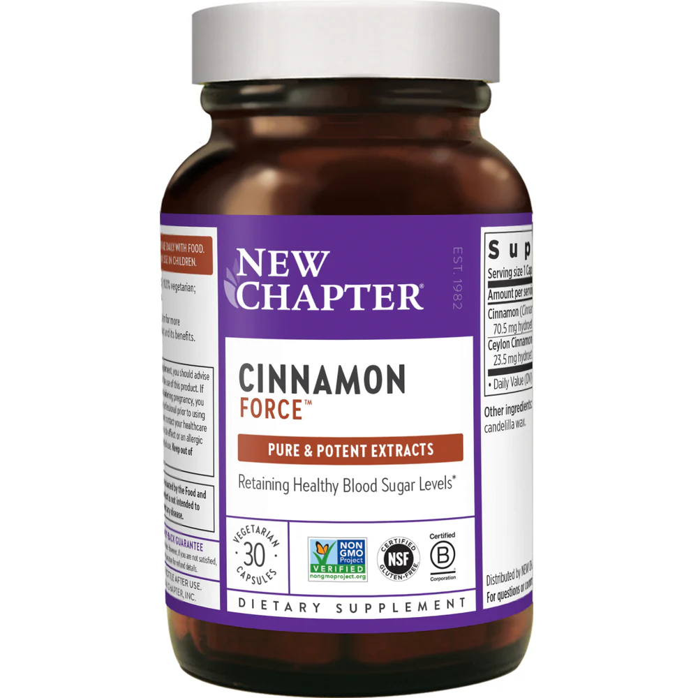 Cinnamon Force 30 liquid vegcaps