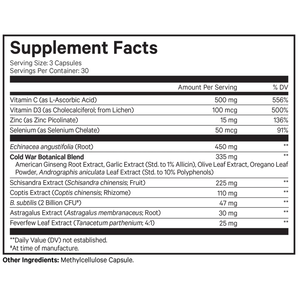 Clearhead Echinacea - Immune Support 90 caps - Image 2