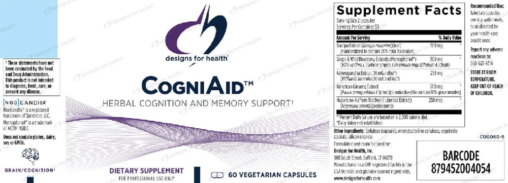 CogniAid 60 caps - Image 2