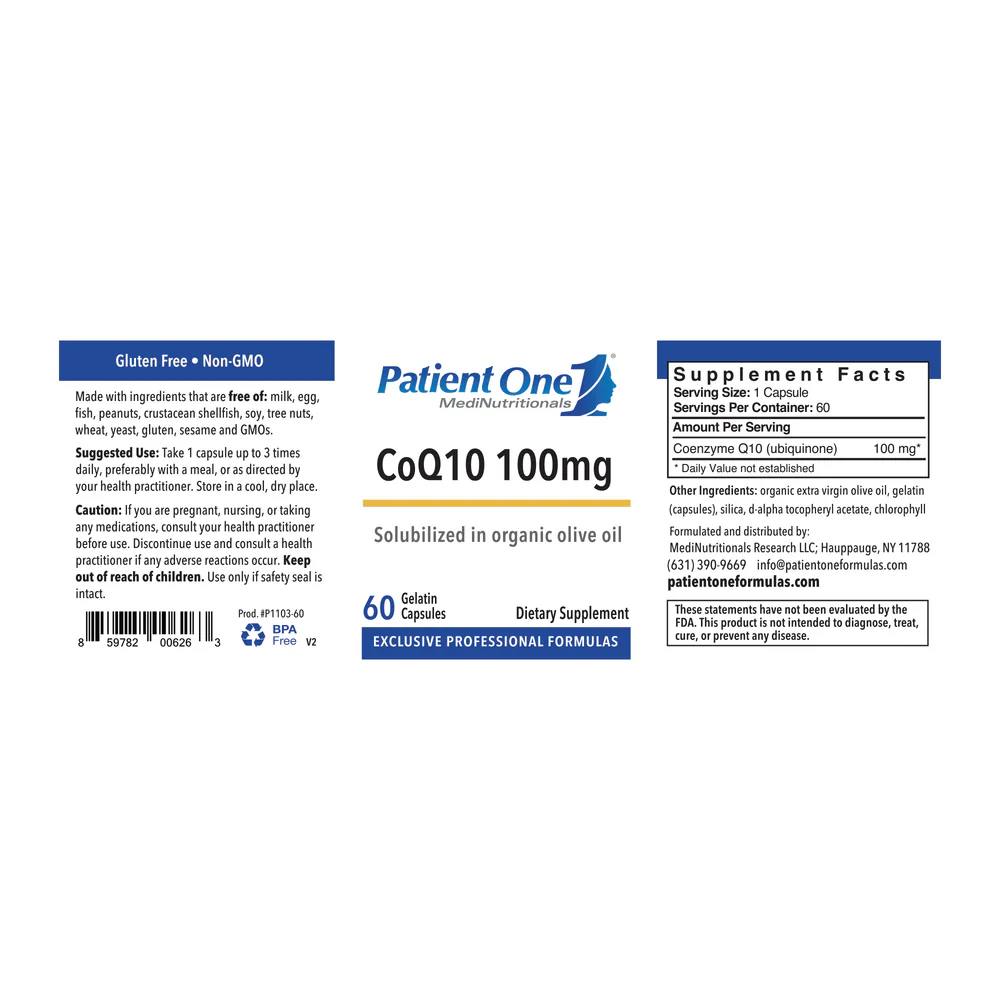 CoQ10 100mg 60 caps - Image 2