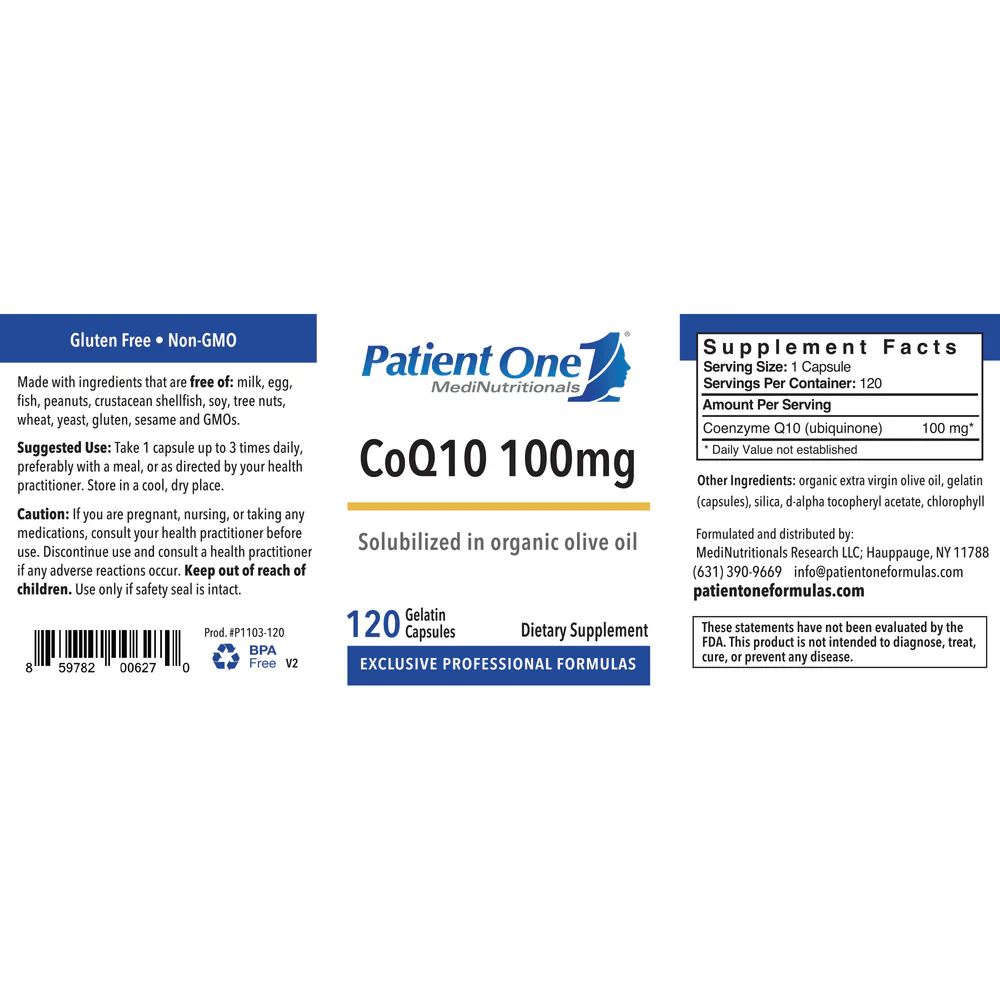 CoQ10 100mg 120 caps - Image 2