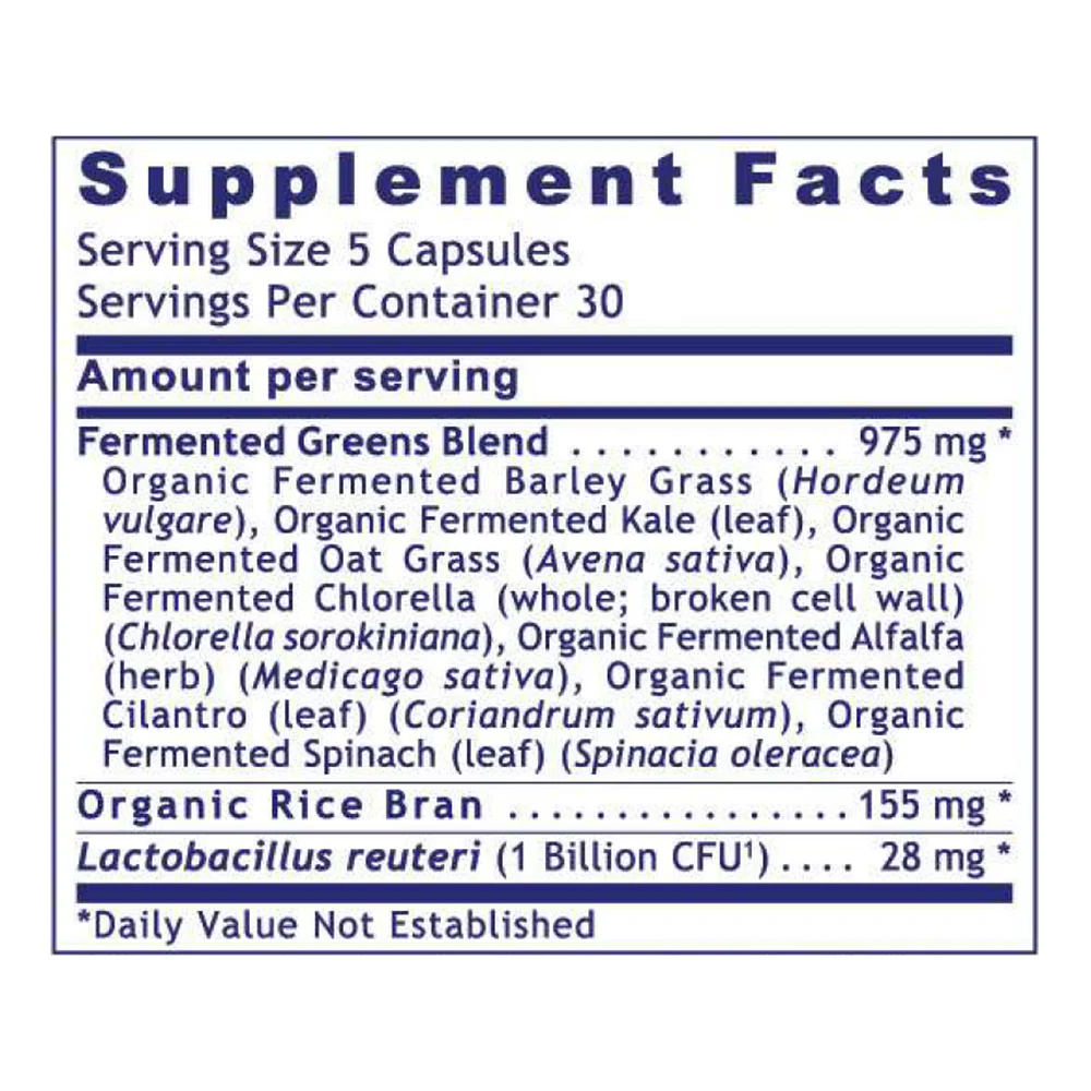 Fermented Greens Premier 150 caps - Image 2