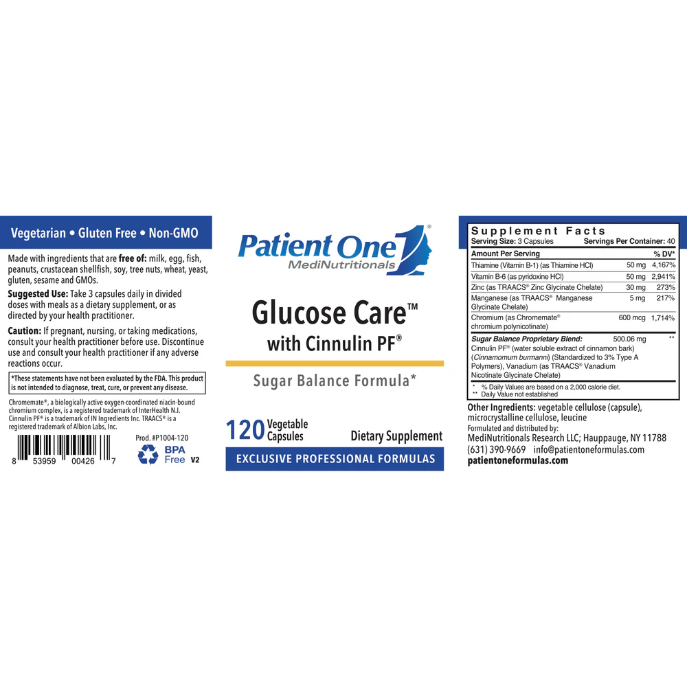 Glucose Care 120 caps - Image 2