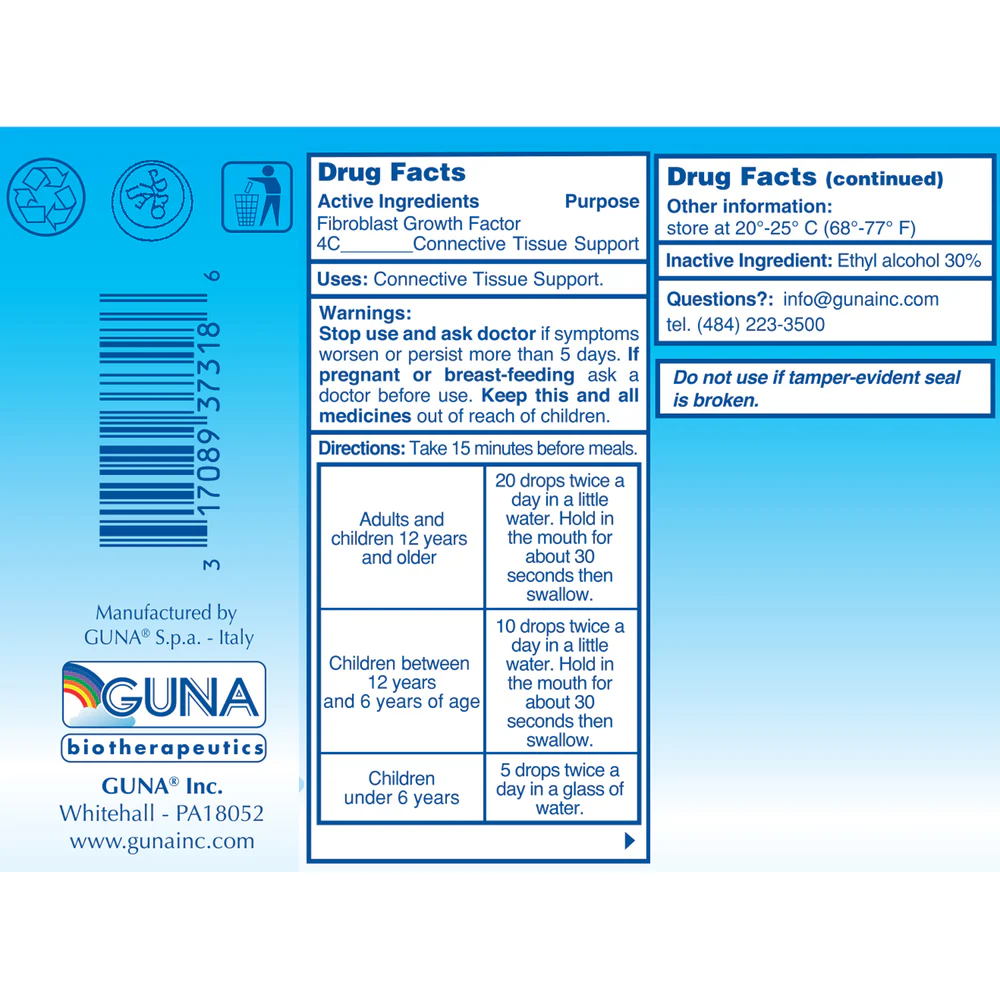 GUNA-FGF (Fibroblast Growth Factor) 30 ml - Image 2