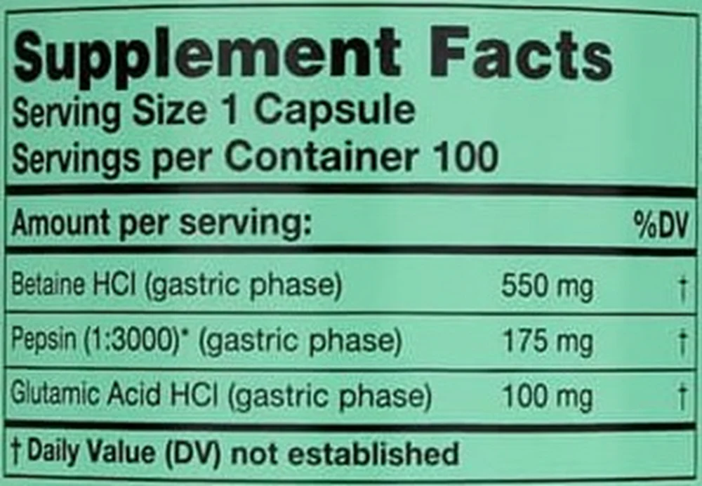 HCL 100 caps - Image 2