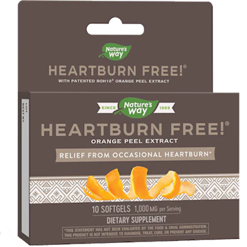 Heartburn Free 1000 mg 10 gels