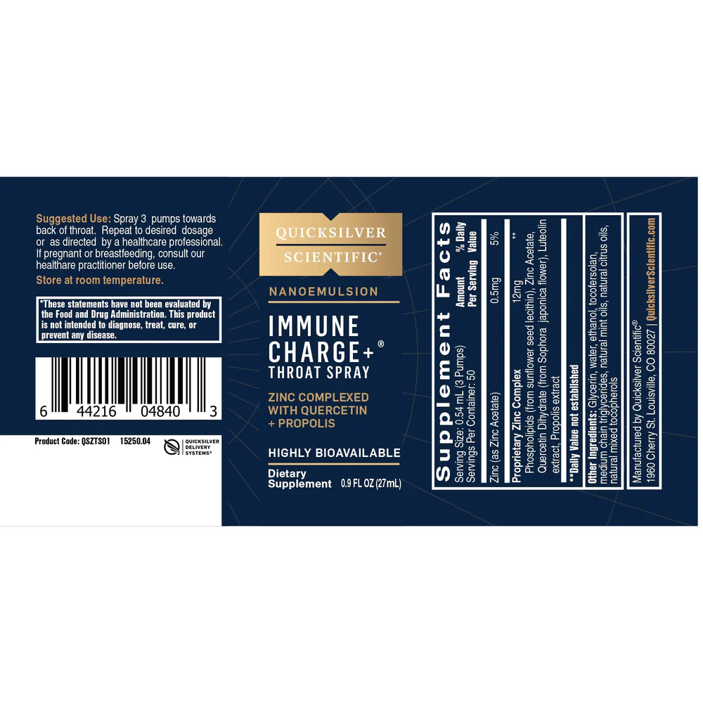 Immune Charge+ Throat Spray Box of 9 bottles - Image 2