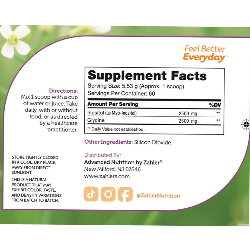 Inositol + Glycine Powder 330 grms - Image 2