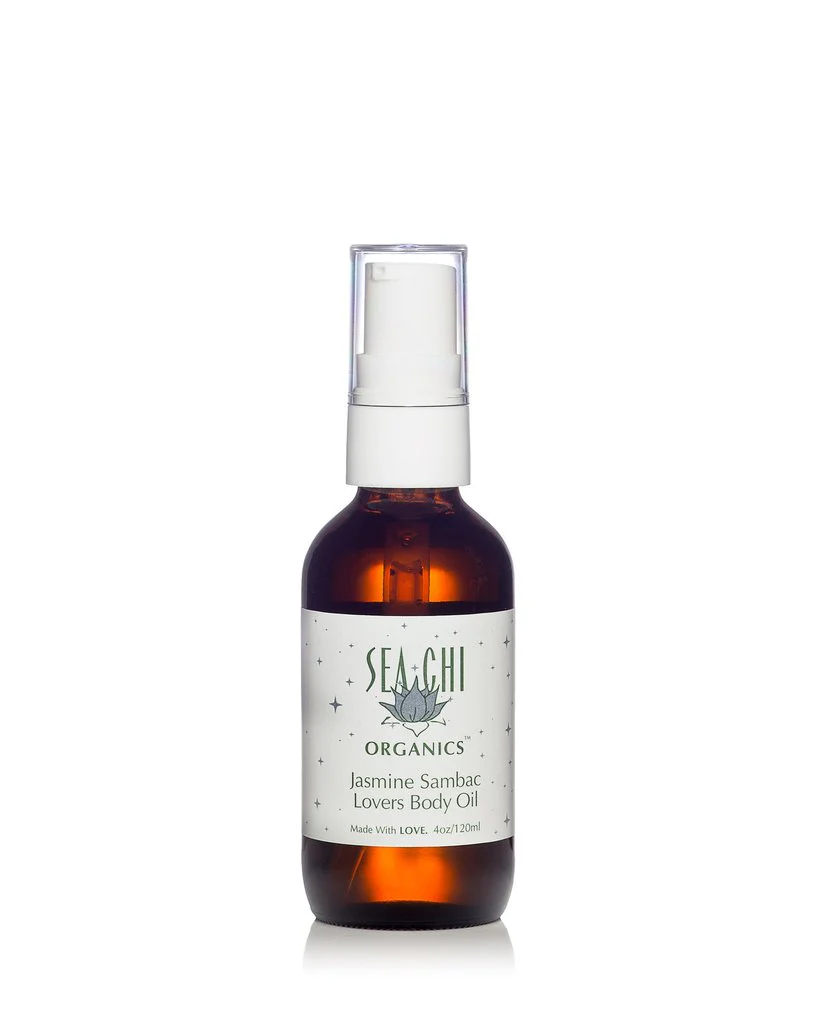 Jasmine Sambac Body Oil w/ Organic Jojoba (Oil of Love) 120ml / 4oz