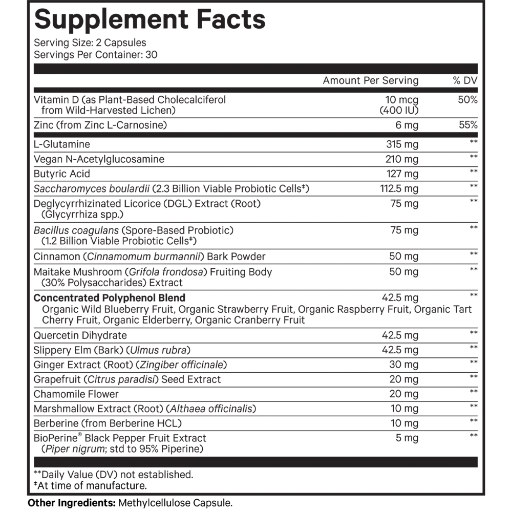 Leaky Gut Formula 60 caps - Image 2