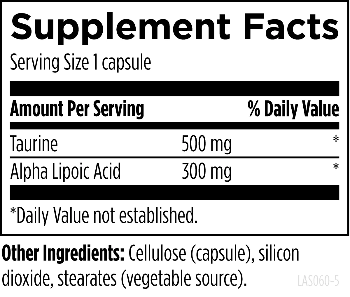 Lipoic Acid Supreme 60 caps - Image 2
