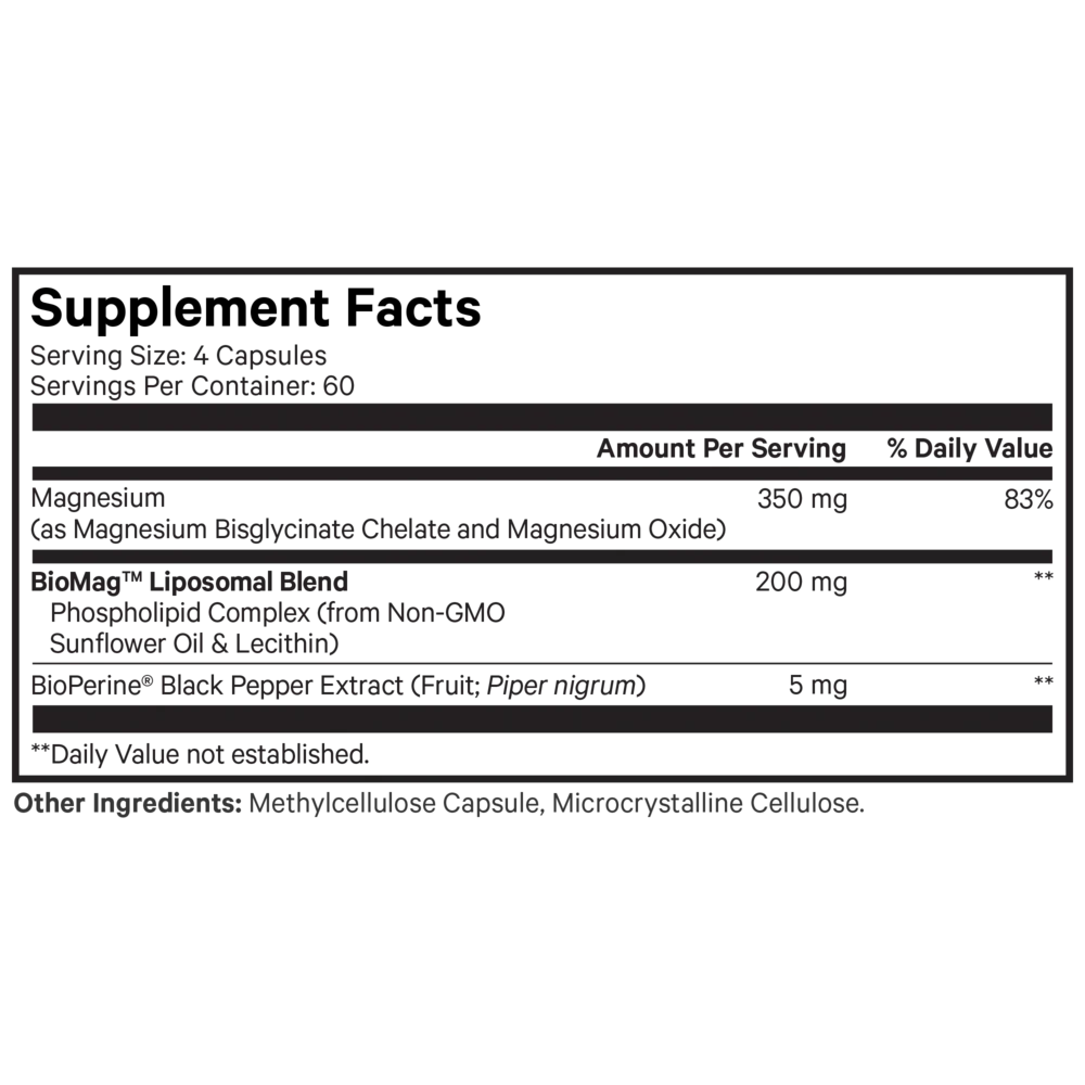 Liposomal Magnesium Glycinate 240 caps - Image 2