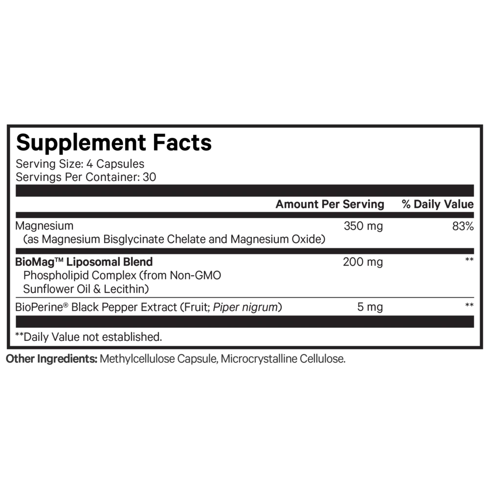 Liposomal Magnesium Glycinate 120 caps - Image 2