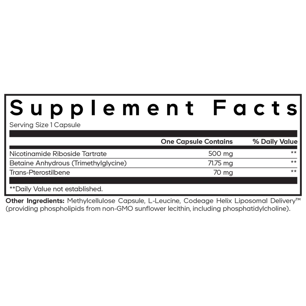 Liposomal Nicotinamide Riboside+ 60 caps - Image 2