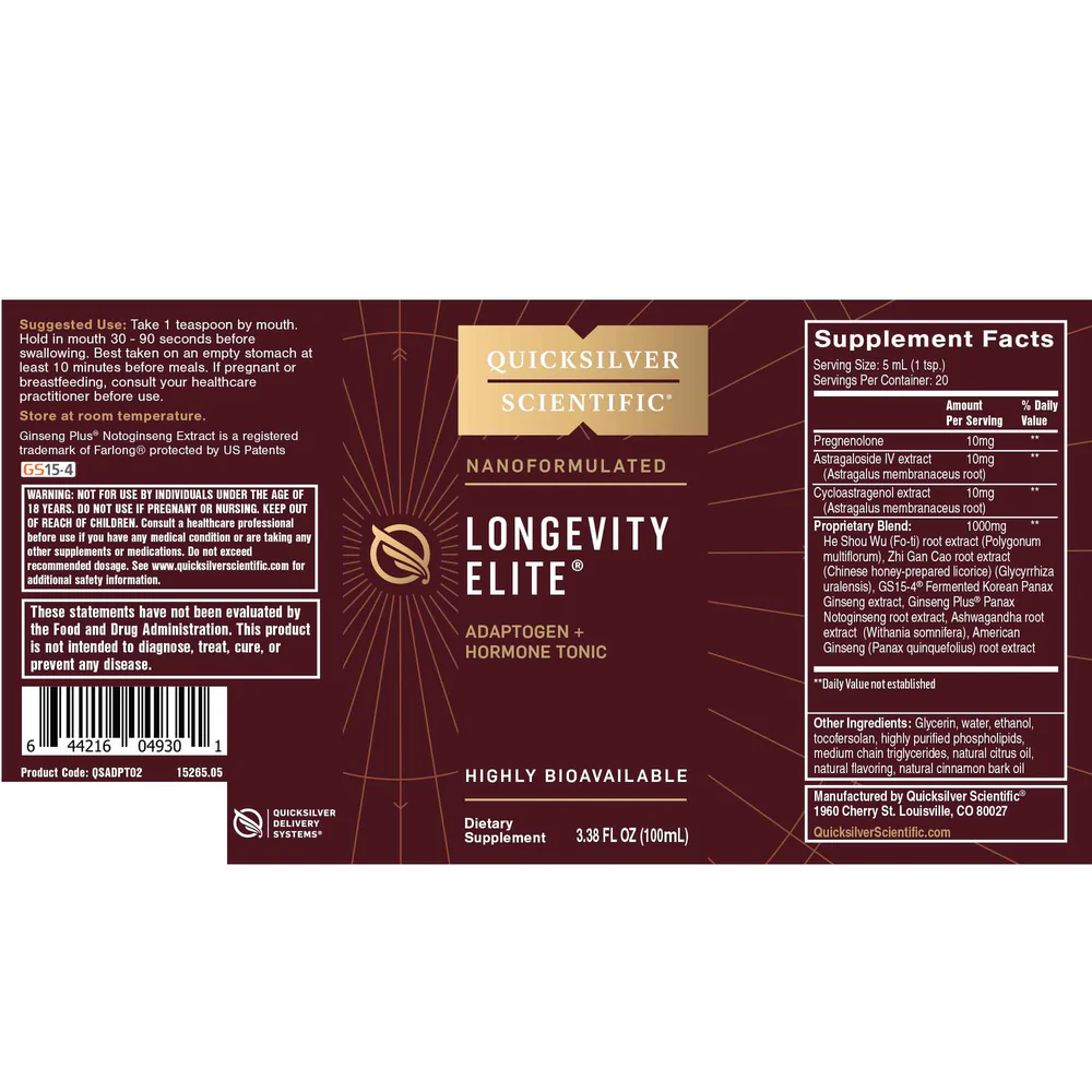 Longevity Elite 100 ml - Image 2