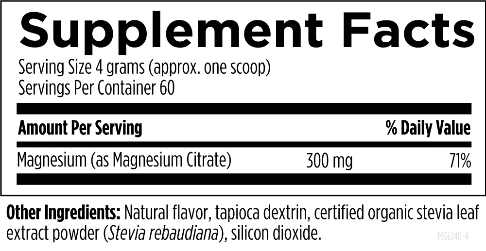 MagCitrate Powder 240 grams - Image 2