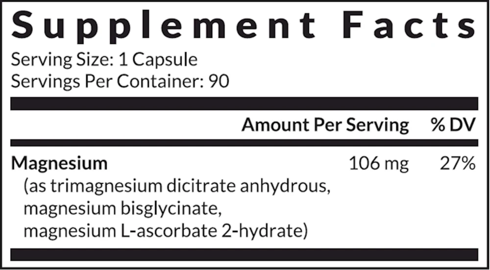 Magnesium 90 Capsules - Image 2