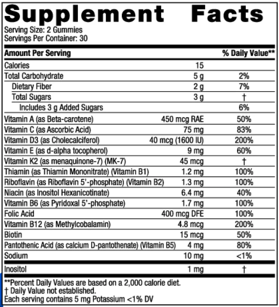 Men's Multivitamin Gummies 60 ct - Image 2