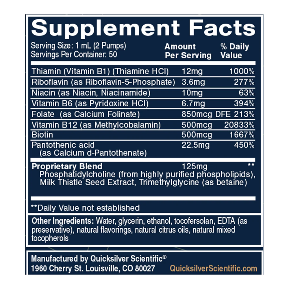 Liposomal Methyl B-Complex + Lemon Raspberry 1.7 oz - Image 2