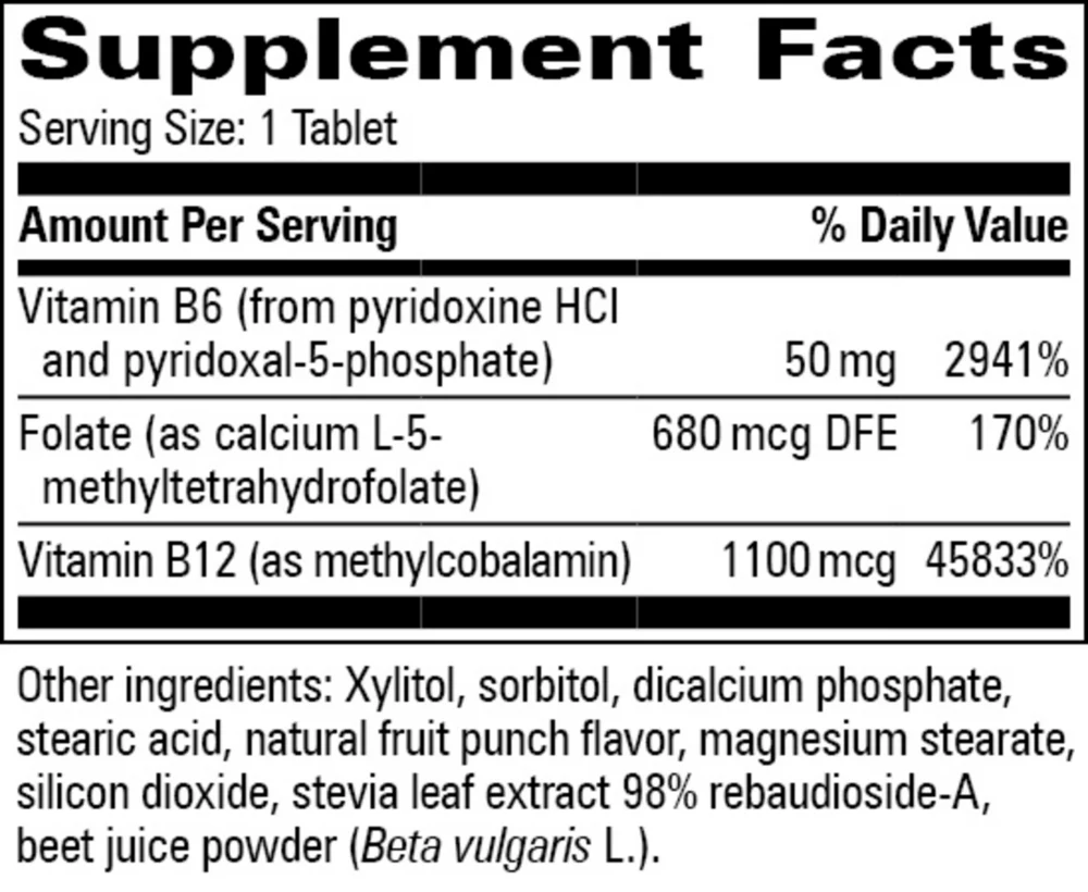 Methyl B12 60 tabs - Image 2