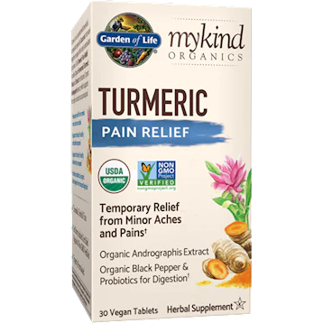 Mykind Org Turmeric Pain Relief 30 Tabs