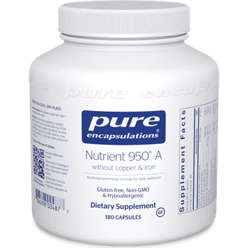Nutrient 950A No CU & FE w/ A 180 vcaps