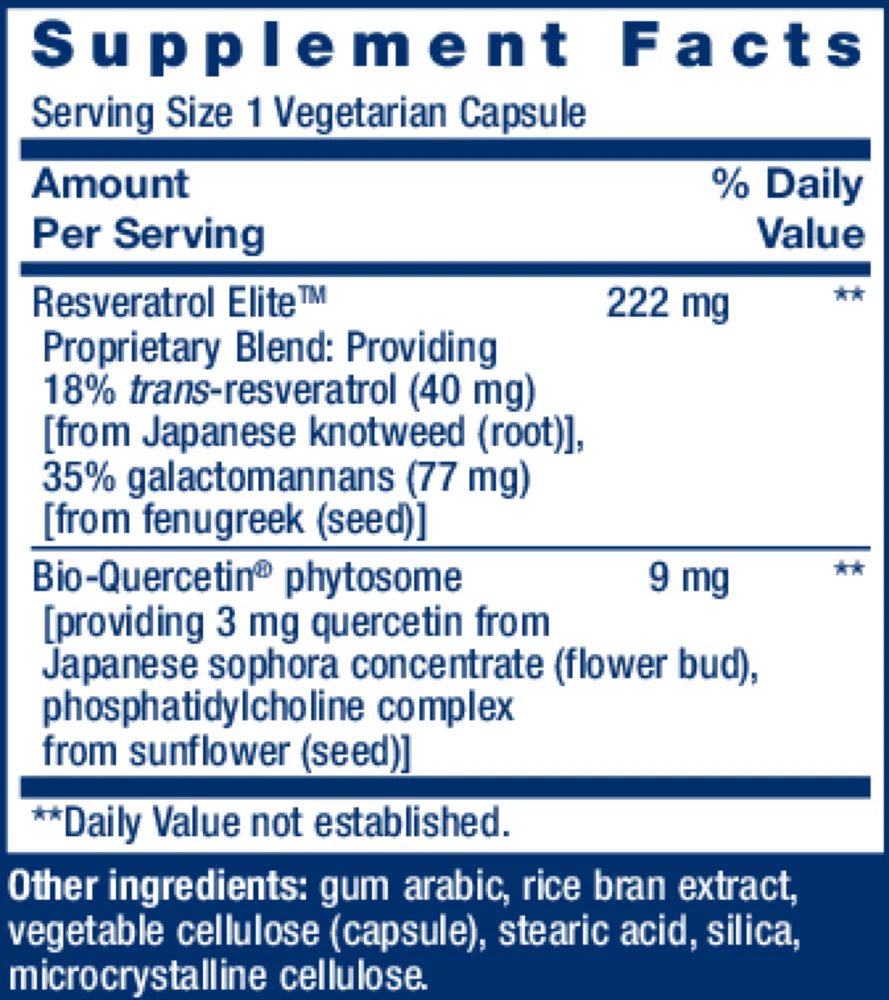 Optimized Resveratrol 60 vegcaps - Image 2