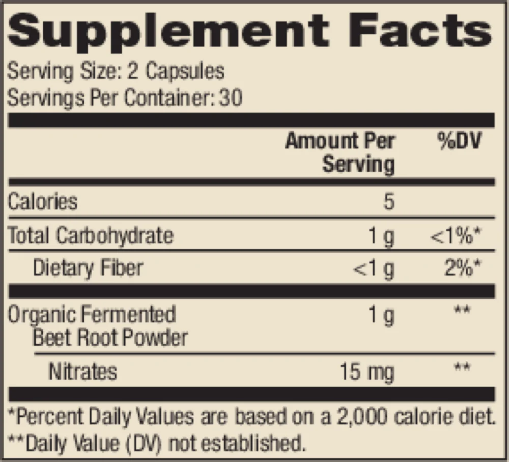 Organic Fermented Beets 60 caps - Image 2