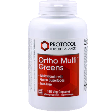Ortho Multi Greens Iron-Free 180 vcaps