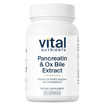 Pancreatin & Ox Bile Extract 60 vcaps