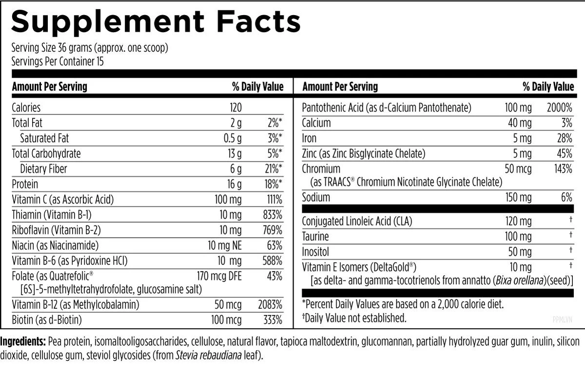 Plant Protein Meal - Vanilla 540 grams - Image 2