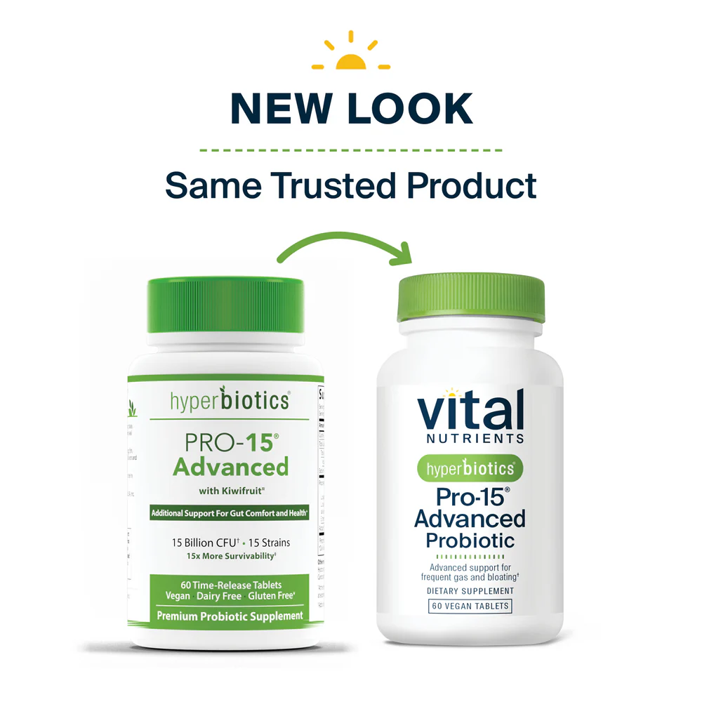 Hyperbiotics Pro-15 Advanced Probiotic 60 tabs
