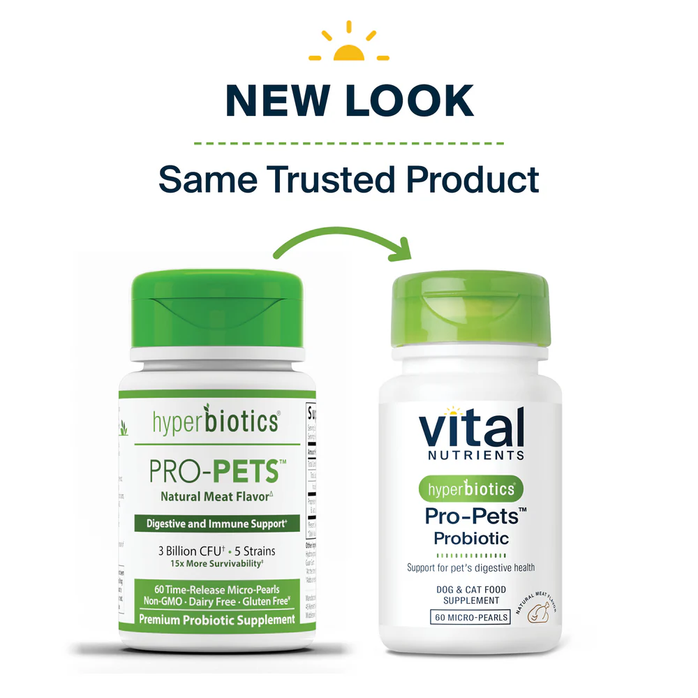 Hyperbiotics Pro-Pets Probiotic 60 tabs