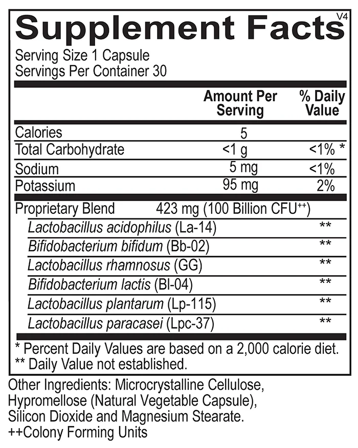 Probiotic 100 Billion 30 caps - Image 2