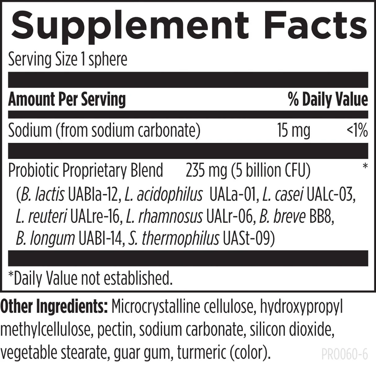 Probiotic Synergy 60 spheres - Image 2