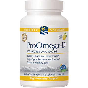 ProOmega-D Lemon Flavor 1000 mg 60 gels