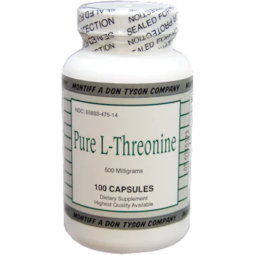 Pure L-Threonine 500 mg 100 caps