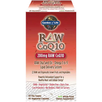 RAW CoQ10 200 mg 60 vcaps