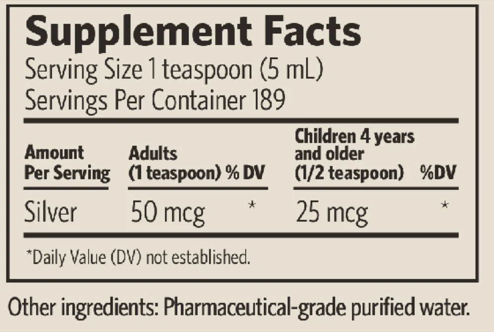 Silver Hydrosol 32 fl oz - Image 2