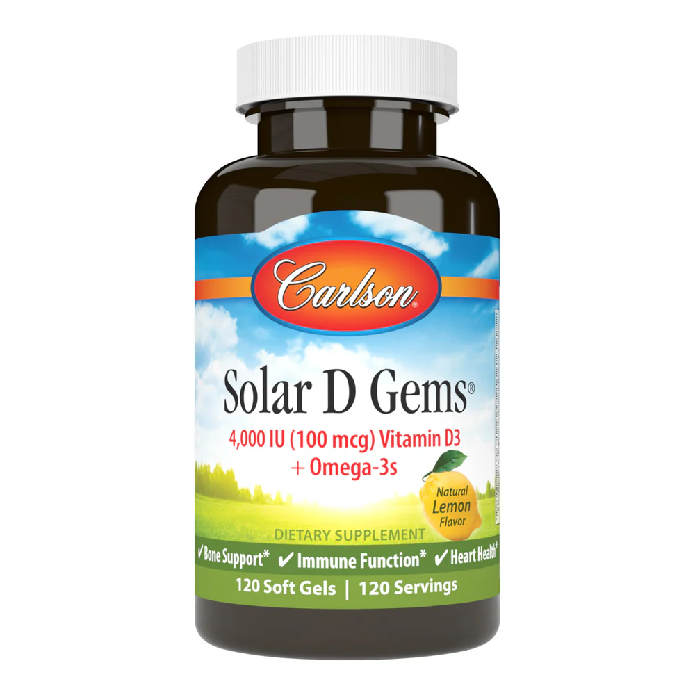 Solar D Gems 4,000IU 120 softgels