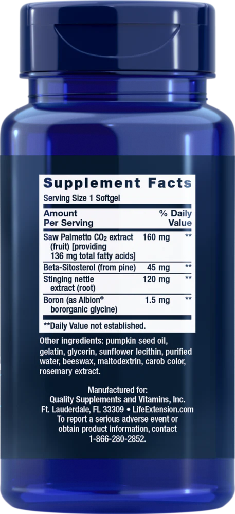 Men's Health Palmettoguard SA Palmetto/Nettle Root/Beta Sitosterol 60 softgels - Image 2